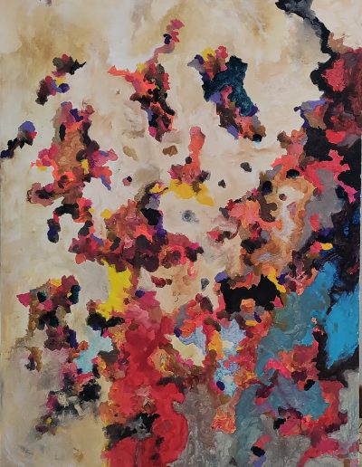 peinture abstraite acrylique sur toile format F60